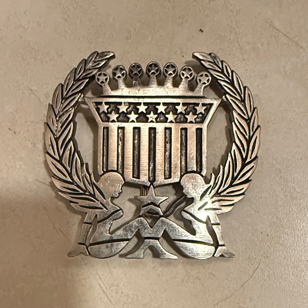 Skin Industry Silver Emblem Belt Buckle Dead Stock